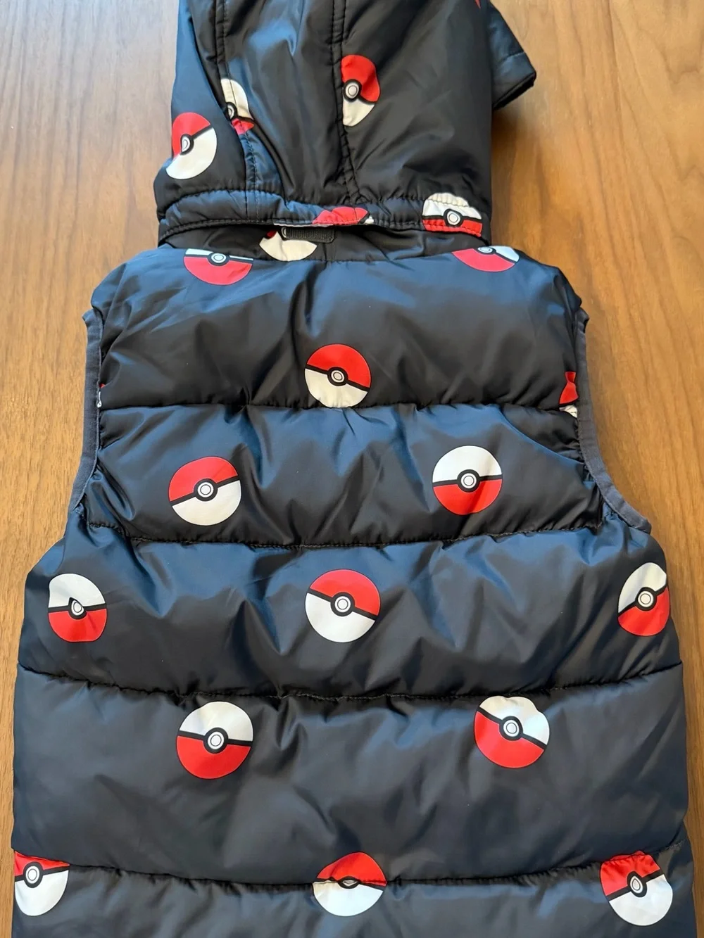 H&M Black Kids Puffer Vest with Hood